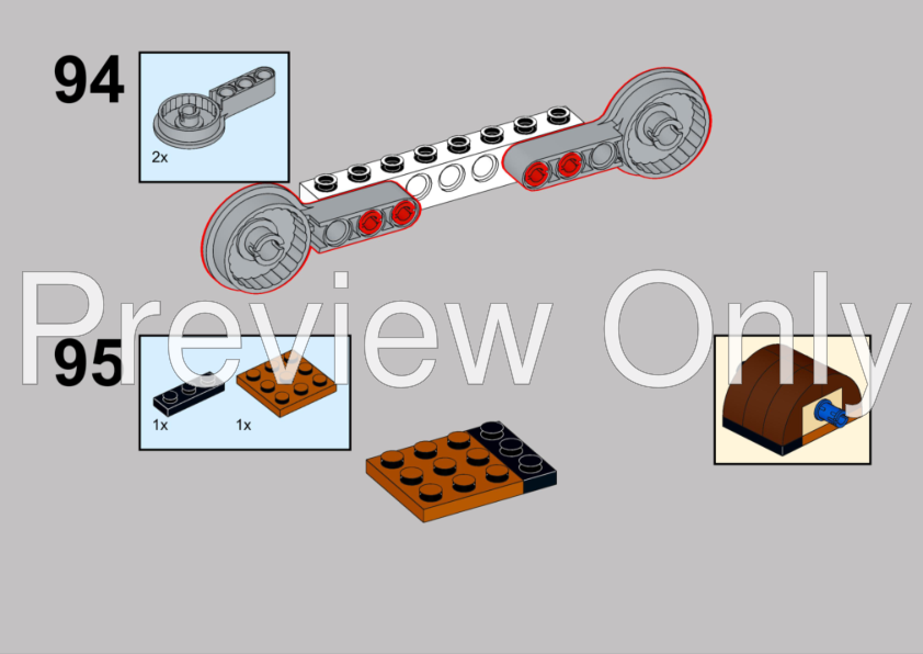 LEGO MOC Gingerbread Shuttle (40806 Alternate Model) by codyaner