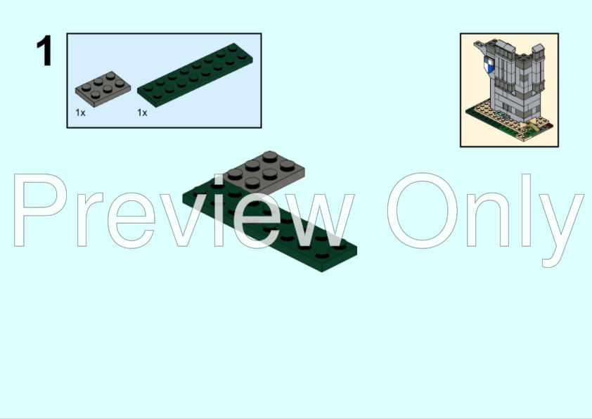 LEGO MOC-238053 Medieval Outpost - 31168 alternate (Medieval Horse ...