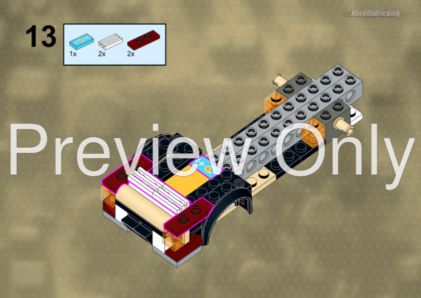 【モコ】 LEGO MOC-238091 60454 Sport Coupe by Keep On Bricking