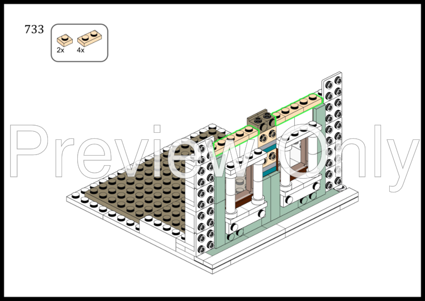 LEGO MOC-238135 French Café Restaurant - Alternative Build Union of ...