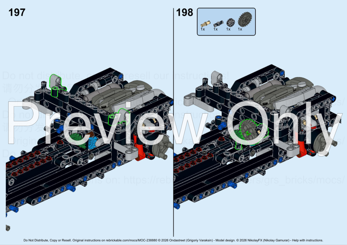 LEGO MOC-238880 Nissan Skyline GT-R Z-tune Nismo (R34) by