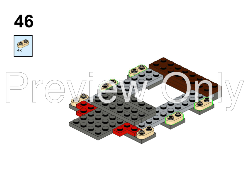 LEGO MOC-239500 Temple Bounty 71848 Remote Control by Green Yellow