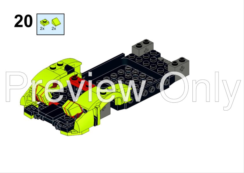 LEGO MOC-240293 Lamborghini Huracan by Highpeakbrick | Rebrickable ...