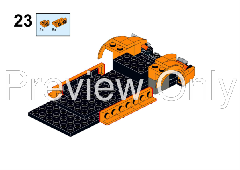 LEGO MOC-241061 Han s Mazda RX-7 from Fast & Furious by Highpeakbrick ...