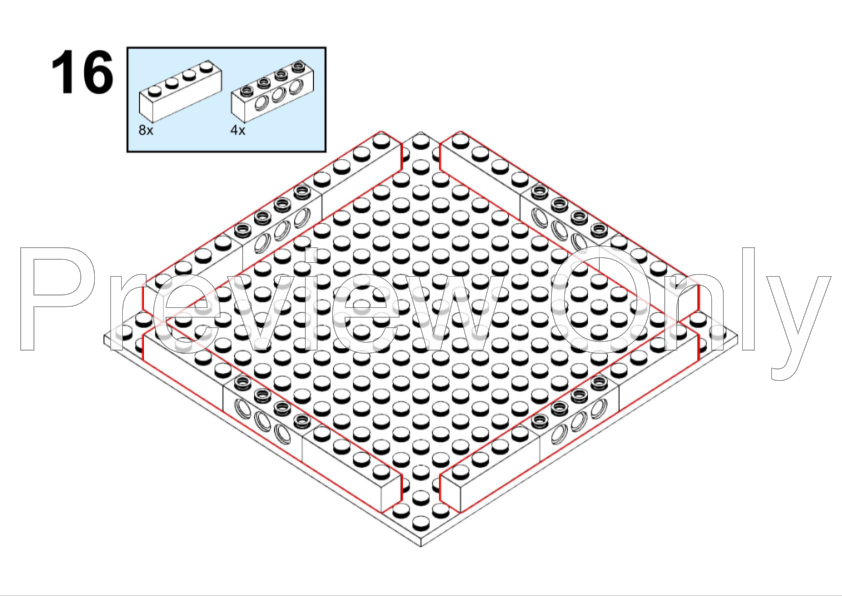 LEGO MOC Winter Village - Display for set 40776 + 60452- Winter