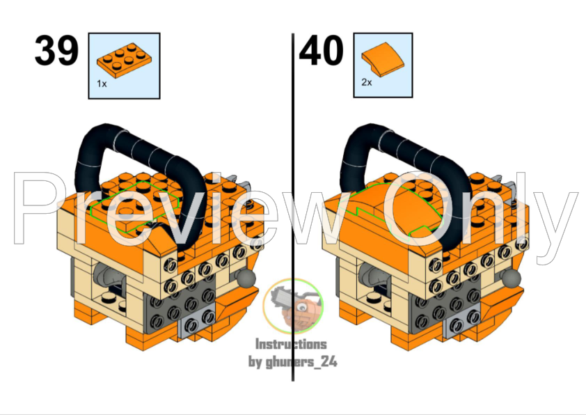 LEGO MOC-241955 Pochita - Chainsaw Man by ghuners_3 | Rebrickable
