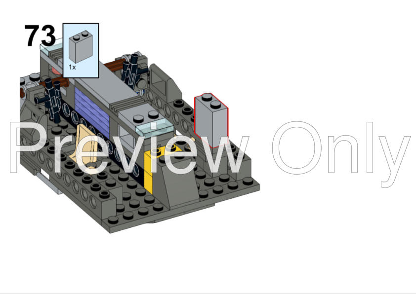 LEGO MOC-242460 V2 UT-AT Unstable Terrain Artillery Transport - 75413 ...