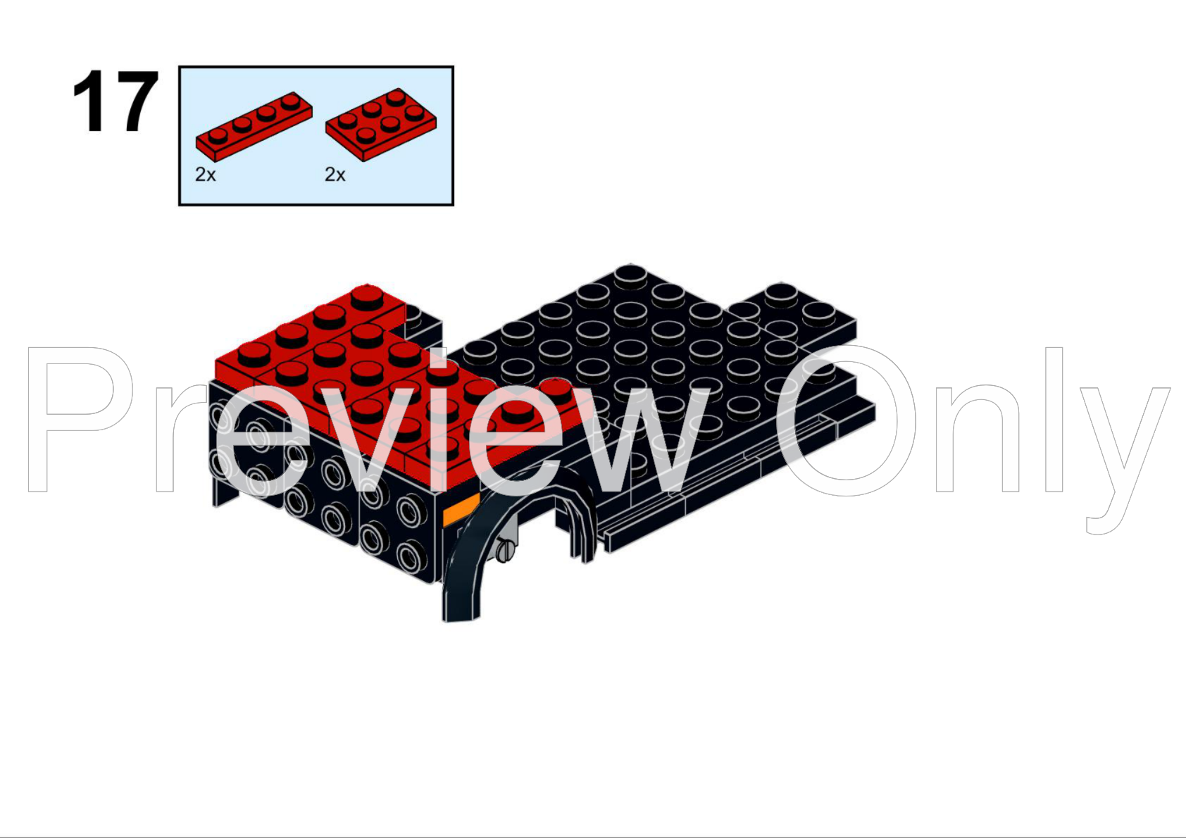 MOC-24285 Building Blocks Set for A-Team Van in minifig scale 221PCS Brick Toys