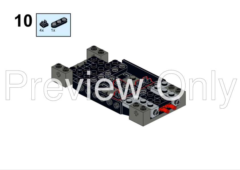 LEGO MOC-243108 Mazda RX-7 Amemiya Wide Body by IAY Mocs