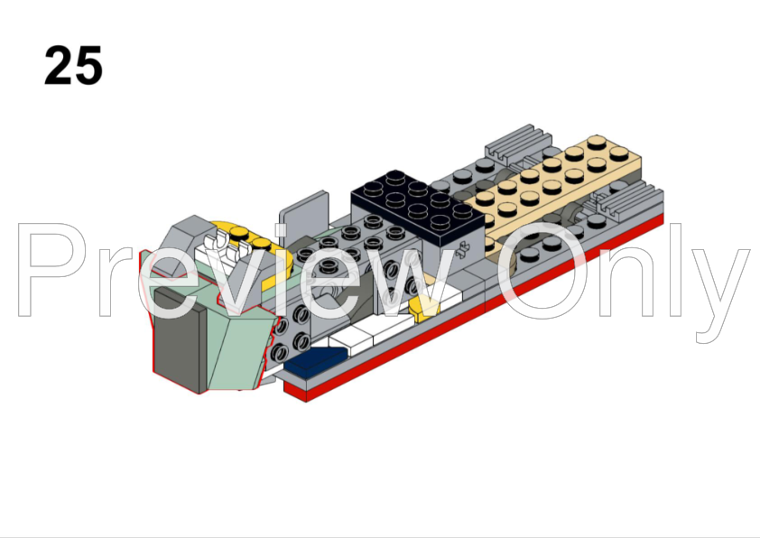 LEGO MOC-243219 Assault Gunship – Alternate Build of 75433 Jango's