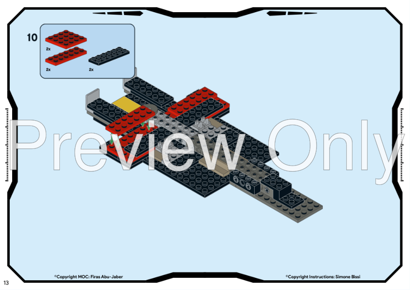 LEGO MOC-24335 Ferrari Testarossa, coupe, roadster, 2 in 1