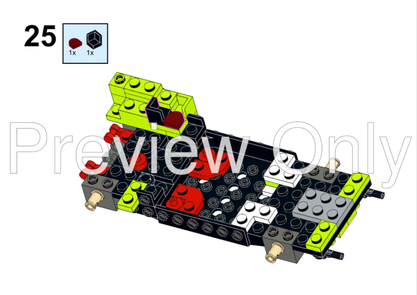 LEGO MOC-243950 77237 Aussie Muscle Car by OzBrick | Rebrickable