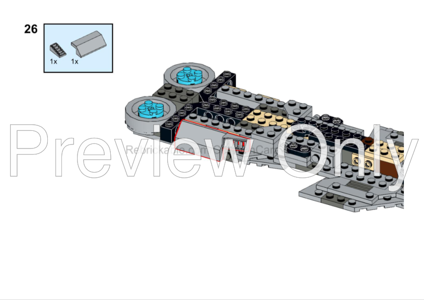 LEGO MOC USS Voyager NCC-74656 Midi-Scale by CreationCaravan (Brad