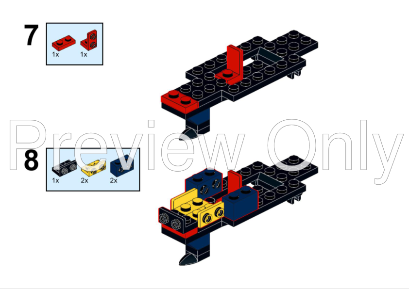 Oracle Red Bull Racing Color LEGO MOC-244470 F1 Starship Collection - Red Bull by BRICKCycling ...