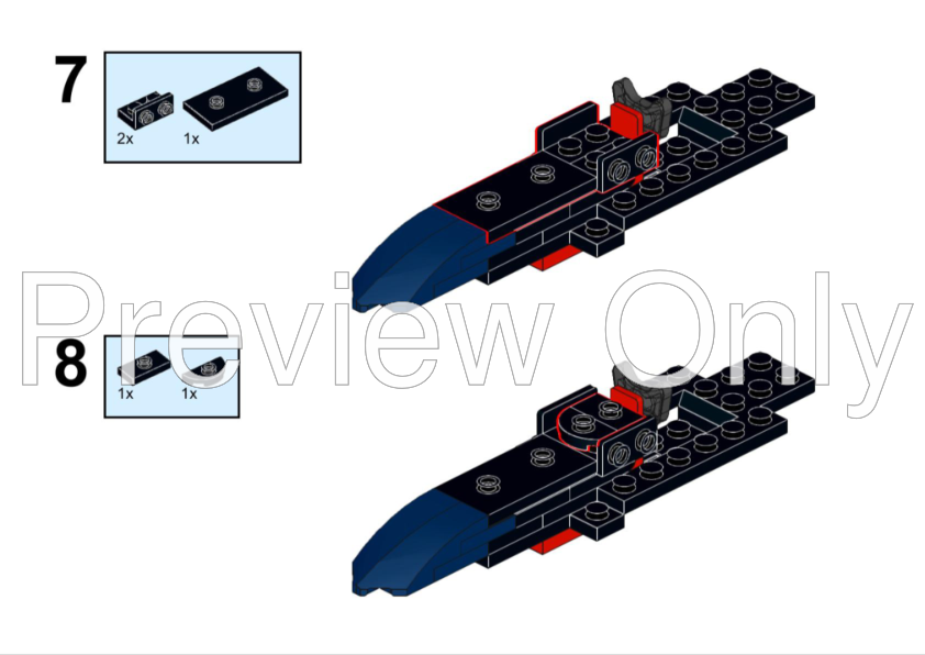 Oracle Red Bull Racing Color LEGO MOC-244470 F1 Starship Collection - Red Bull by BRICKCycling ...