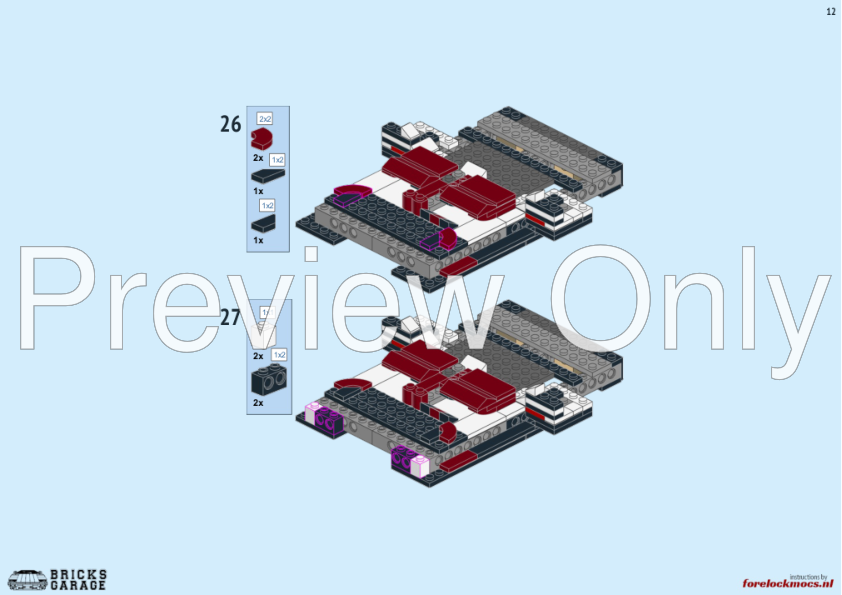 LEGO MOC 10337 Miami Vice Ferarri Testarossa by firas_legocars