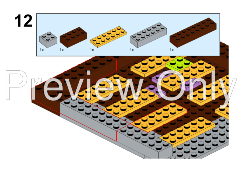 LEGO MOC mine-craft field by Rebel-bricks | Rebrickable - Build with LEGO