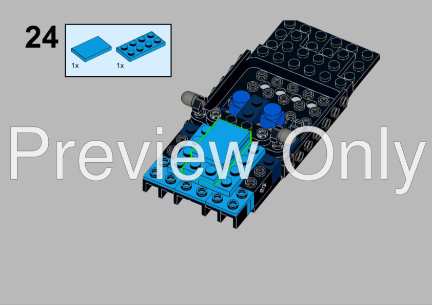 LEGO MOC Bugatti Vision GT-Mod (8-Bolzen Radstand) by Koschula