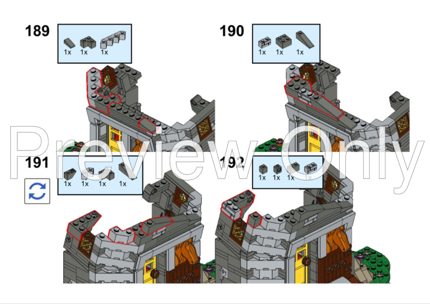 LEGO MOC-249766 The Crooked Wizard's Tower (Split Design) by