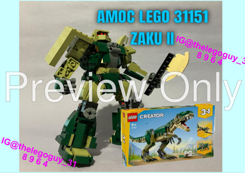 LEGO MOC-250569 AMOC 31151 - Zaku II by TheLegoGuy31 | Rebrickable