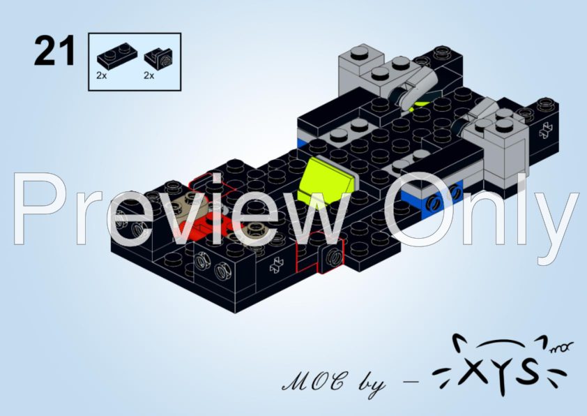 LEGO MOC-251700 Peugeot 9x8 by XYS_MOC | Rebrickable - Build with LEGO