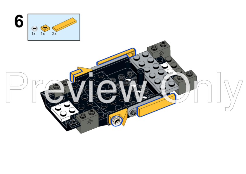 LEGO MOC-252004 77239 Bumblebee Camaro by KMPMOCS | Rebrickable