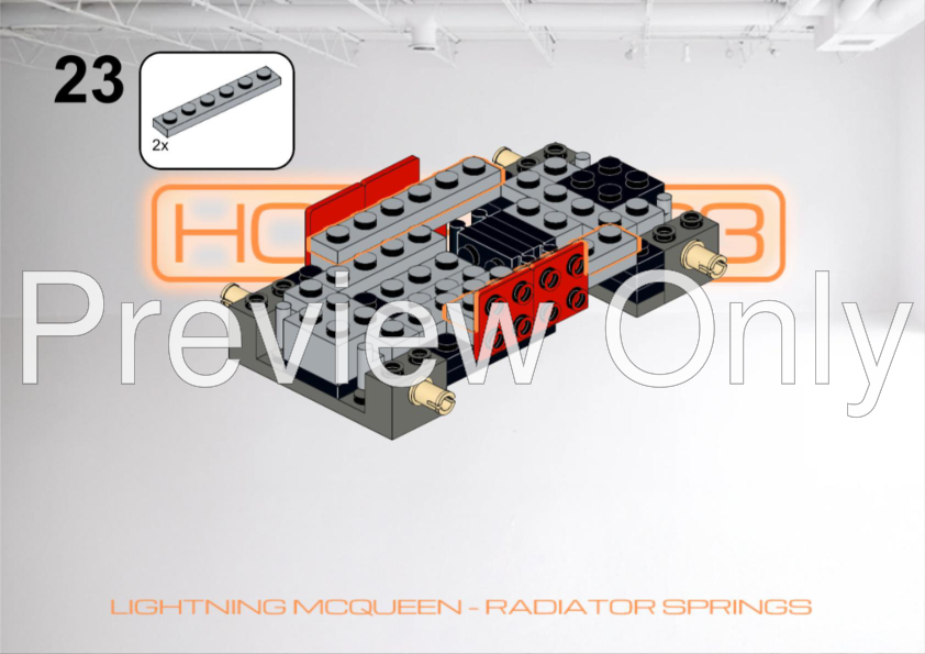 Lego Radiator LEGO MOC-252990 Lightning McQueen - Radiator Springs Edition by ...