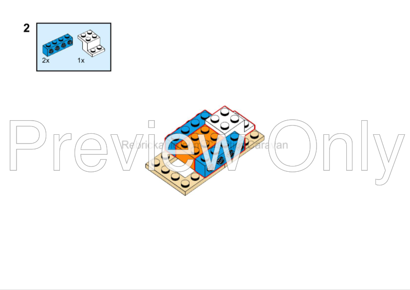 LEGO MOC-254293 Bidoof 72151 Alternate Build by CreationCaravan