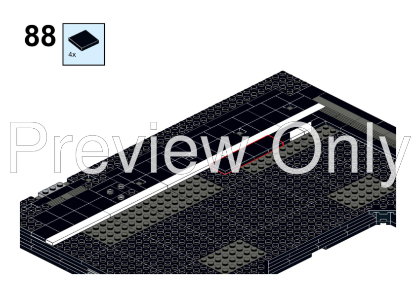 LEGO MOC-254313 Midi sized Maintenance Hangar Diorama Display for 75440 ...