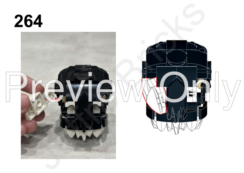 LEGO MOC-254594 Venom Bust (31165 Alternate) by Joffre Bricks