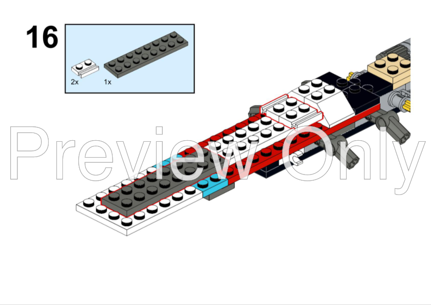 LEGO MOC256559 Anakin’s Custom Starfighter "Azure Angel" by