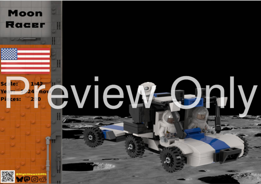 Intuitive Machines Racer LEGO MOC-257001 Intuitive Machines - Moon Racer - 1:42 Minifig Scale by ...