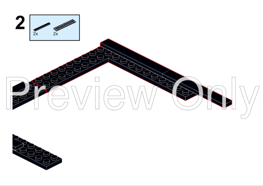 LEGO MOC 1929 Barcelona Pavilion by denjohan Rebrickable Build