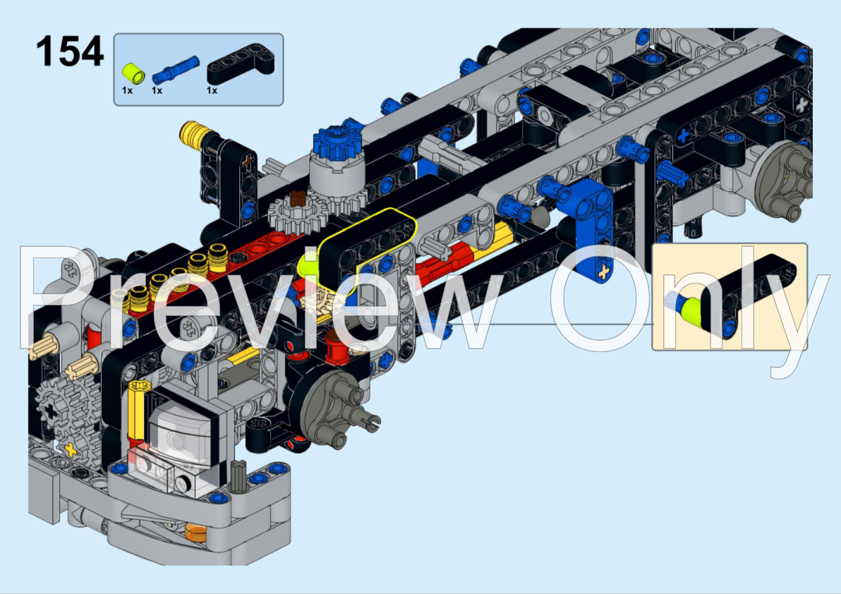 LEGO MOC-258878 42210 Alternate model MAN TGX R-Lion by Anton