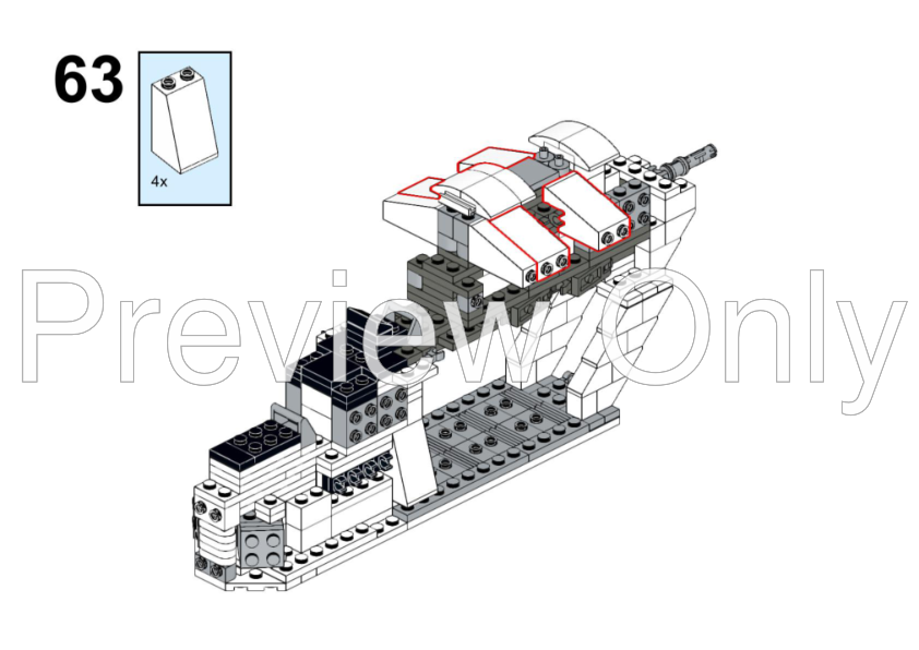 LEGO MOC-259233 Compact Republic Gunship Low Part Costs by