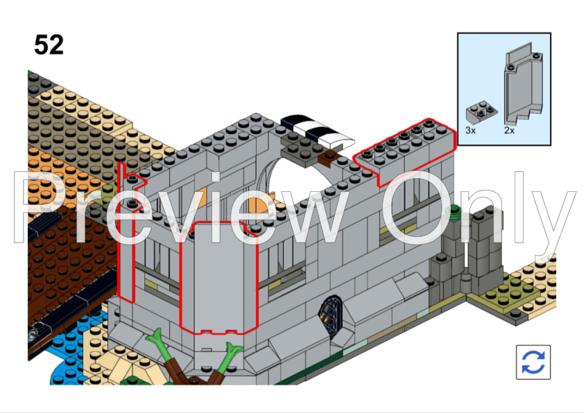 LEGO MOC-260081 Castle Bergfried by TommyP | Rebrickable - Build