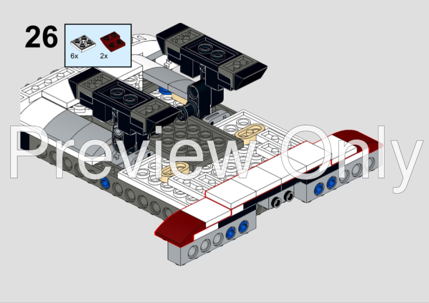 LEGO MOC-260648 Republic Fleet Bundle (Alternate Models using 2x