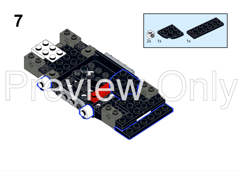 LEGO MOC-261443 77239 Mazda RX-7 RE Amemiya v2 by KMPMOCS | Rebrickable ...