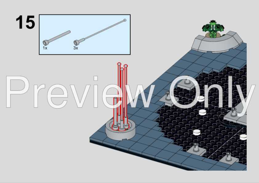LEGO MOC-262724 Space Mountain 1975 inspired building instructions