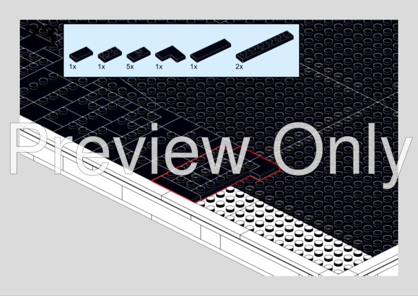 LEGO MOC-262982 Space Mountain poster instructions by