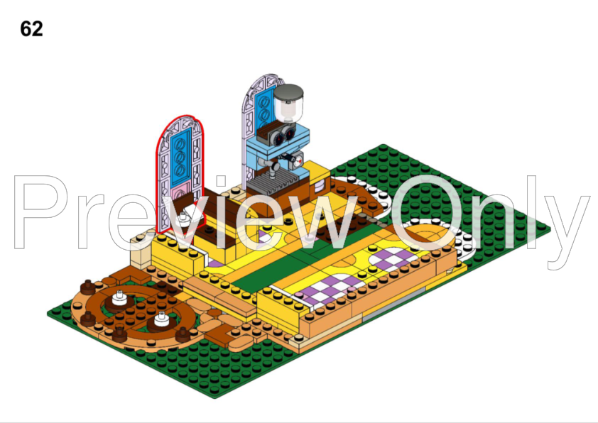 LEGO MOC-263965 Floral Cafe - Modification of Set 42671 by Brick