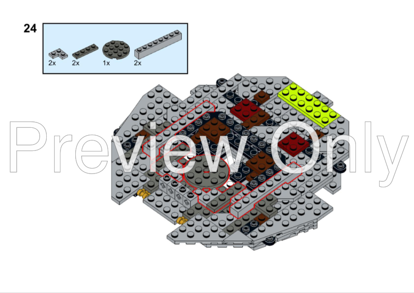 LEGO MOC-265697 USS Defiant NX-74205 Midi-Scale by CreationCaravan