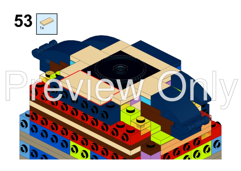 LEGO MOC-266219 Snorlax by KraftyKoopa | Rebrickable - Build with LEGO