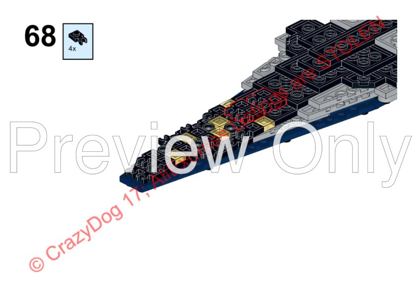 LEGO MOC-267186 Midi-Scale CIS Subjugator (Malevolence) by