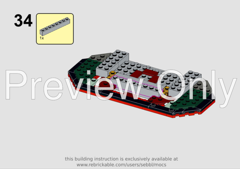 貝模様台 LEGO MOC-267444 71866: Samurai Pagoda by sebbl | Rebrickable