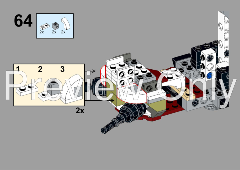 LEGO MOC-267704 Republic Gunship (75432 + 75402 Alternate Model
