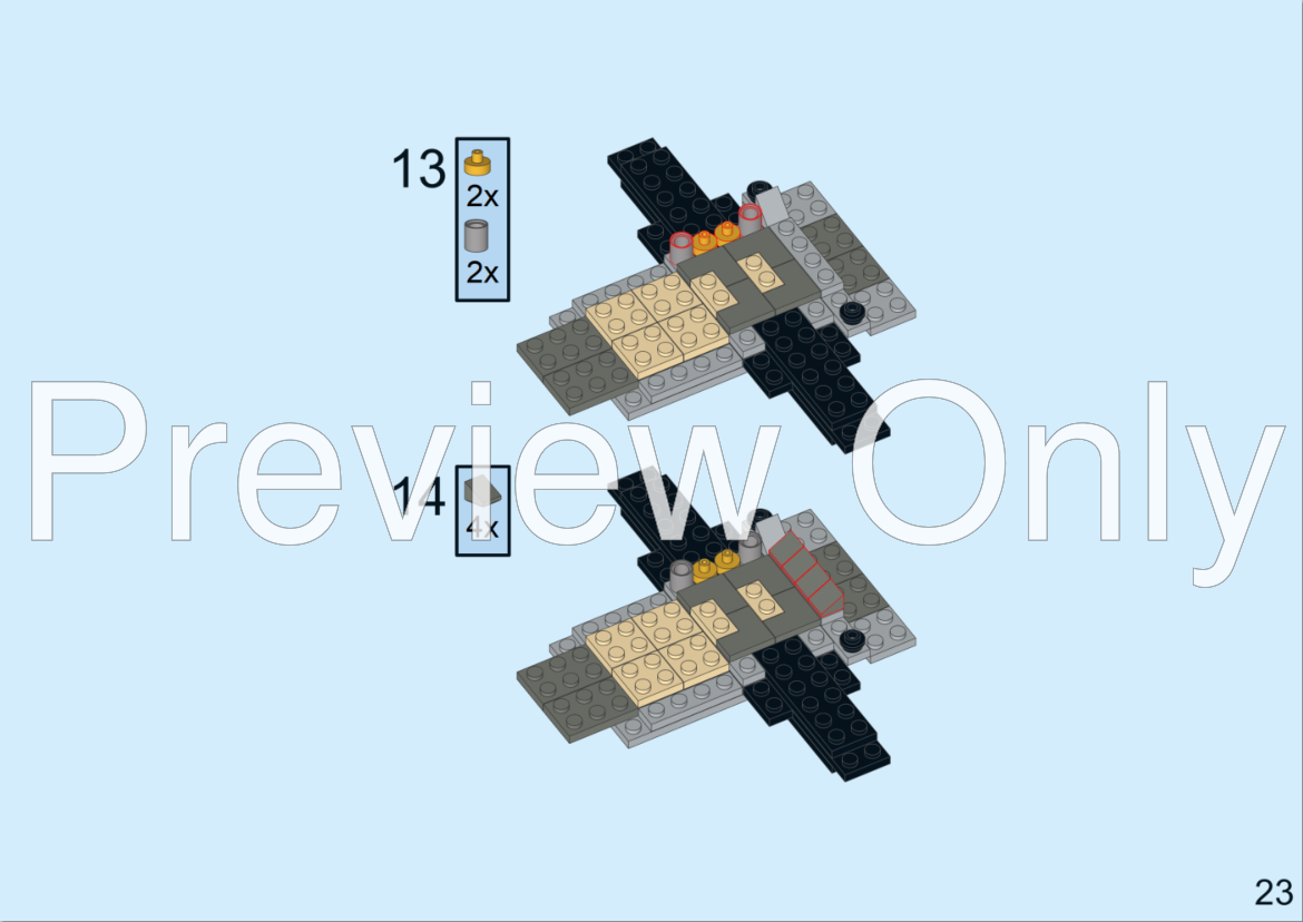 LEGO MOC 10266 - Eagle TIE Lander by tpetya | Rebrickable - Build