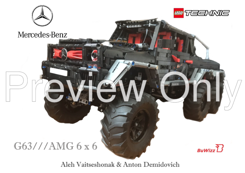 LEGO MOC-27039 Mercedes-Benz G-classe 6x6 by OleJka | Rebrickable