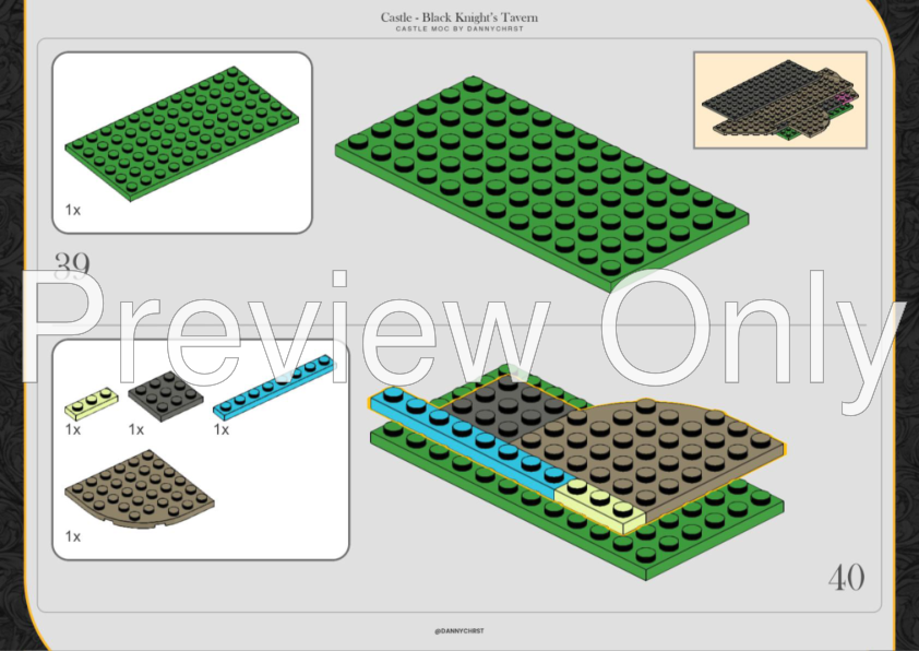 LEGO MOC-276113 Black Knight's Tavern by dannychrst | Rebrickable ...