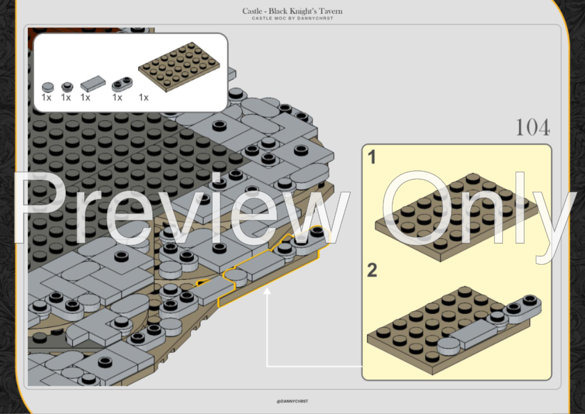 LEGO MOC-276113 Black Knight's Tavern by dannychrst | Rebrickable ...